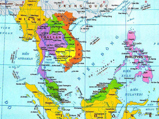 Biển Đông thuộc đại dương nào? Biển Đông tiếp giáp với các quốc