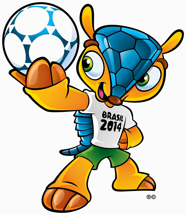 Tatu là linh vật của Worldcup 2014 tổ chức tại Brasil